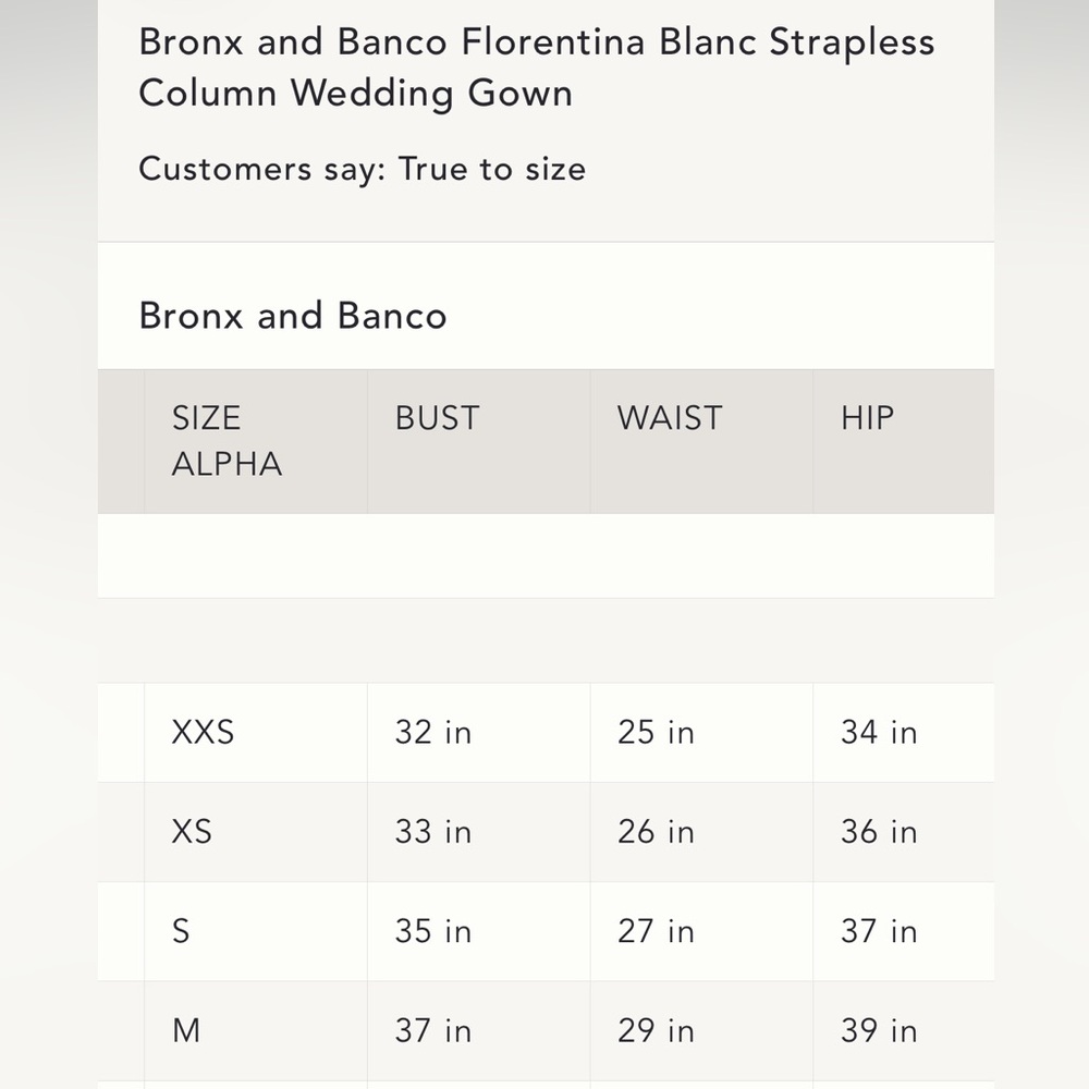 Bronx and Banco Florentina White Strapless Wedding Dress - Picture 15 of 16
